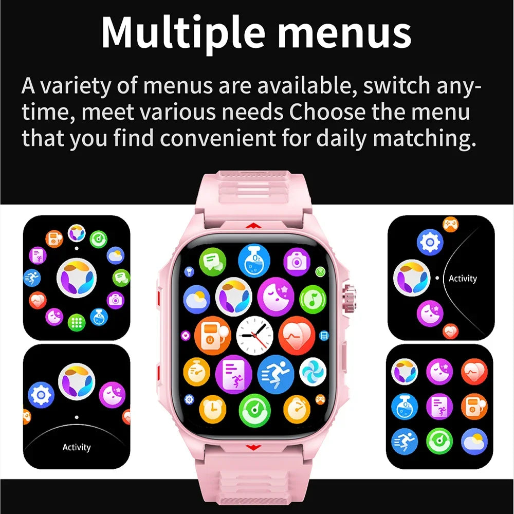 2026 Smart Watch Bluetooth Call Play Music Smartwatch Fitness Clocks Digital Waterproof Sports Watches for Man Woman IOS Android