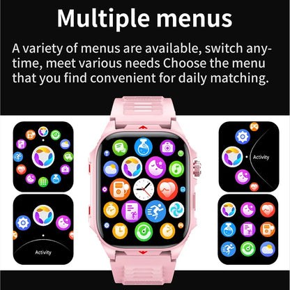 2026 Smart Watch Bluetooth Call Play Music Smartwatch Fitness Clocks Digital Waterproof Sports Watches for Man Woman IOS Android