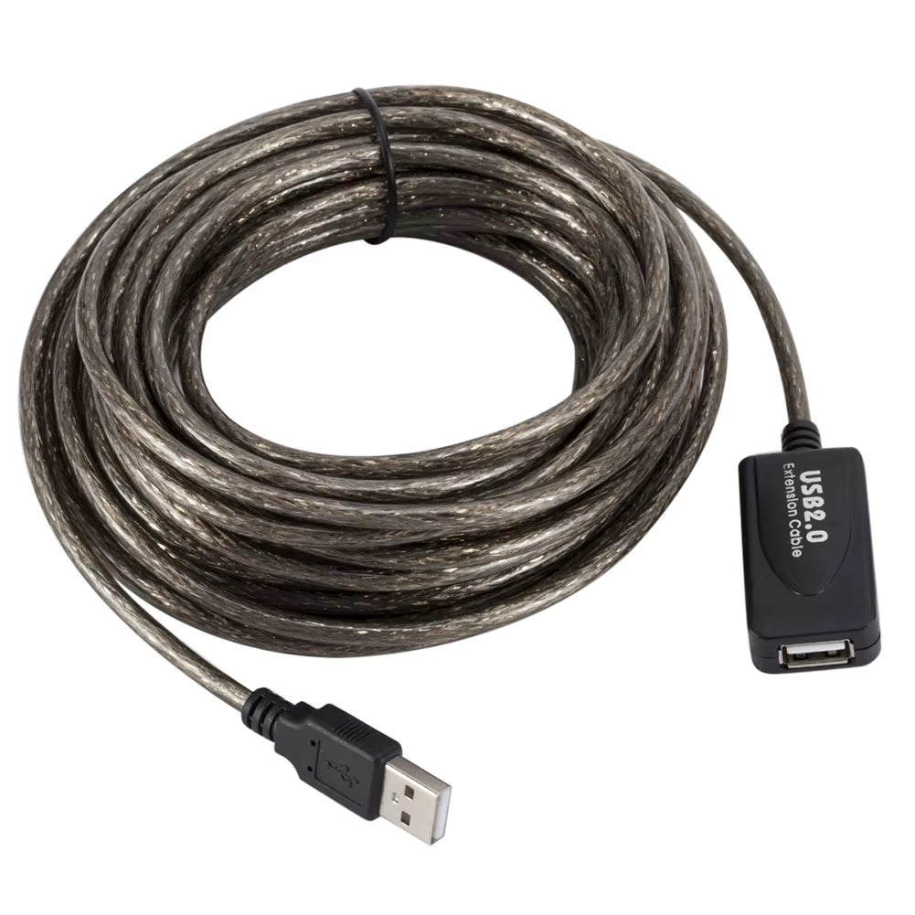 5/10/15/20M USB 2.0 Extension Cable High Speed Male to Female Active Repeater Wireless Network Card Extension Cord USB Adapter