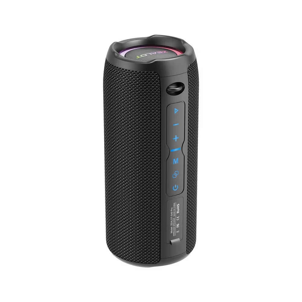 -S49PRO Portable Bluetooth Speaker 20W IPX6 Waterproof Powerful Sound Box Bass Boost Dual Pairing True Wireless Speaker
