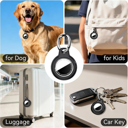 Upgrade Waterproof Airtags Holder with Apple Airtags Keychain, Anti-Scratch & Shock Men'S Women'S Keyrings & Keychains